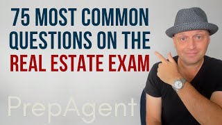 75 Most Common Questions on the Real Estate Exam 2023 [upl. by Sokim]