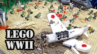 LEGO WWII Battle of Peleliu Airfield  BrickFair Virginia 2018 [upl. by Shani]