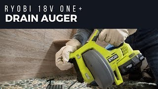 RYOBI 18V ONE™ DRAIN AUGER [upl. by Nnylaehs90]