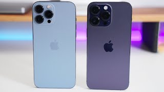 iPhone 14 Pro Max vs iPhone 13 Pro Max  Full Comparison [upl. by Kamal]