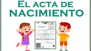 El acta de nacimiento  Tengo una identidad [upl. by Annert]