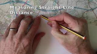 How to measure distance on a map  OS Map [upl. by Pond]