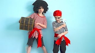 How To Make Pirate Costumes Quick and Easy [upl. by Salamone903]