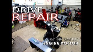 HOWTO Easily Fix A Snowblower That Wont Drive  Wheels Wont Turn [upl. by Eiten]