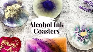 Alcohol Ink amp Resin BASICS [upl. by Chrotoem827]