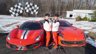 Ferrari 488 Pista vs Ferrari 812 Superfast DRAG amp ROLL RACING [upl. by Val247]