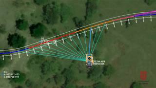 PRACTICA DE VÍAS LEVANTAMIENTO TOPOGRÁFICO Y REPLANTEO  Vías [upl. by Eihcra]