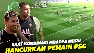 “Saling Memanjakan” Gini Jadinya Saat Mbappe dan Messi Saling Bekerja Sama Di Lini Depan PSG [upl. by Rodina847]