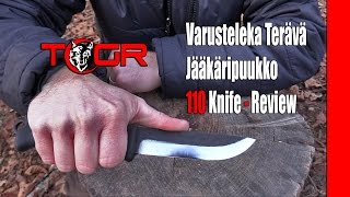 Best Bushcraft Knife  Varusteleka Terävä Jääkäripuukko 110 Knife  Review [upl. by Tiedeman]