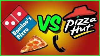 3Way Prank Call Dominos VS Pizza Hut PART 2 [upl. by Bethezel]