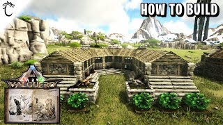 Ark Deinonychus Stable  How To Build [upl. by Orozco893]