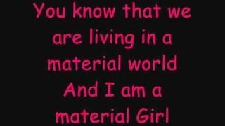 Hilary Duff Ft Haylie Duff  Material Girl  Lyrics [upl. by Lunt477]