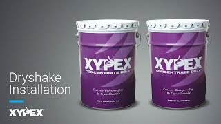 Xypex DSSeries  Dryshake Installation HD [upl. by Aimee]