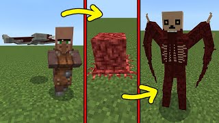 I turned VILLAGER into NECROMORPH Dead Space ADDON in Minecraft PE [upl. by Nossyla]