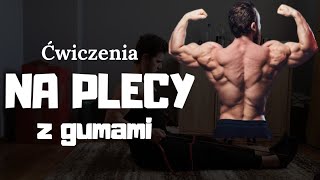 5 ĆWICZEŃ NA PLECY Z GUMAMI [upl. by Lenssen]