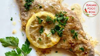 The ultimate Lemon Scaloppine Recipe  AUTHENTIC ITALIAN RECIPE [upl. by Norted]