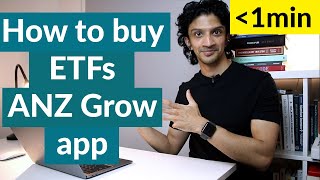 How to buy ETFs on ANZ app Shorts [upl. by Ativad9]