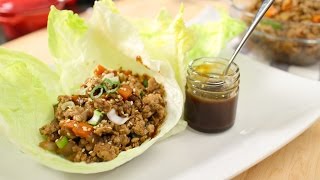 Chicken Lettuce Wrap Recipe  Pais Kitchen [upl. by Alenas]