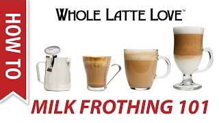 Milk Frothing for Beginners [upl. by Publus]