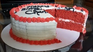 How to make a Red Velvet Cake from scratch [upl. by Vasily689]