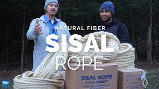 What is Sisal Rope  Craft Rope  Rope DIY [upl. by Eelah]