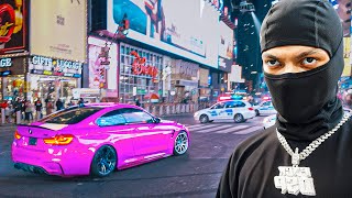 MOST WANTED DRIVERS TAKEOVER TIMES SQUARE [upl. by Nallij]