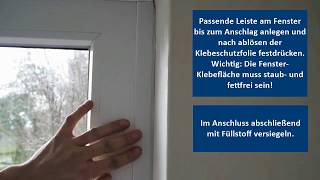 Fachgerecht Verleisten u Abdichten beim Fensteraustausch [upl. by Romeyn828]