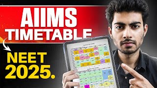 AIIMS TIMETABLE FOR NEET 2025  AAYUSH KUMAR VERMA [upl. by Kironde]