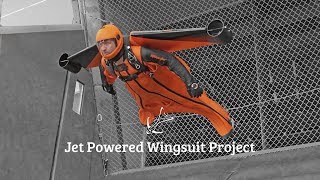 Jet Powered Wingsuit Project  Construction amp Testing [upl. by Noe787]