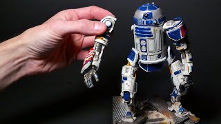 I built R2D2 a BODY  STAR WARS Polymer Clay Tutorial [upl. by Ayita]