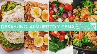 Desayuno Almuerzo amp Cena  Recetas Rapidas y Saludables [upl. by Geiger902]