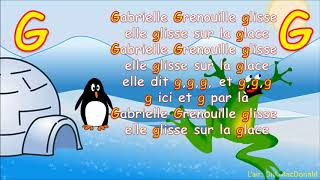 Gabrielle Grenouille  Phonétique Animée [upl. by Ennaillij]