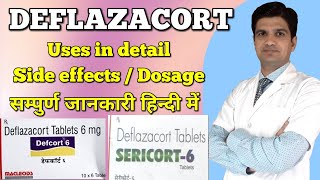 Deflazacort tablets  Deflazacort tablet 6 mg  Defcort tablet  Sericort tablet uses Side effects [upl. by Dnomal229]