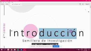 ¿Cómo hacer la introducción en nuestro proyecto de investigación [upl. by Aitnohs]