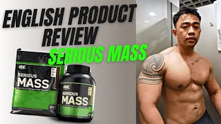 Optimum Nutrition Serious Mass  English Product Review  How to gain weight [upl. by Standush]