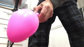 Easily and Quickly Inflate Balloons using Bike Tire Pump [upl. by Aimehs]