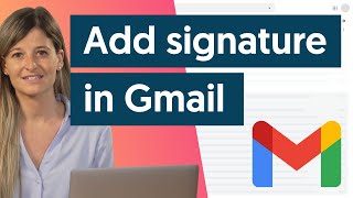 How to add signature in Gmail with image amp social icons [upl. by Assilanna]