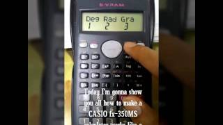 How CASIO fx350MS calculator works like fx570MS [upl. by Milzie720]