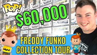 Freddy Funko Pop Collection Tour 60000 of Value [upl. by Valentina]