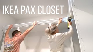 IKEA PAX Closet  Home With Stefani [upl. by Remoh]