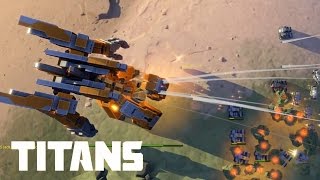 Planetary Annihilation TITANS  4vs4 Total Annihilation  Multiplayer Gameplay [upl. by Monagan94]