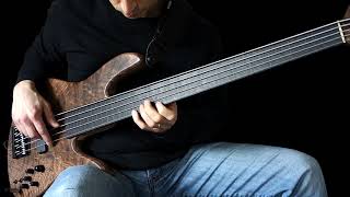 Fretless Bass Solo  At The Helm [upl. by Erdne729]