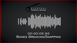 Gruesome Bones Breaking and Snapping  HQ Sound Effects [upl. by Alyat]