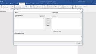 Table Of Contents amp References How To Add Them In Word [upl. by Ahsekar361]