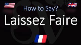 How to Pronounce Laissez Faire CORRECTLY English American French Pronunciation [upl. by Mariande857]