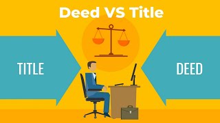 Deed VS Title Whats the difference  Real Estate Exam Topics Explained [upl. by Jewett287]