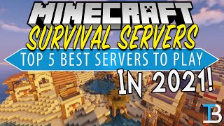 Minecraft Survival Servers  Top 5 Best Survival Minecraft Servers of 2021 [upl. by Bork]