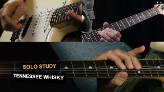 How to Play Tennessee Whisky Solo on Guitar  Chris Stapleton [upl. by Crispen359]