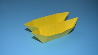 como hacer un barco de papel origami [upl. by Anivad]