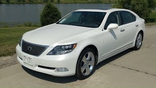 Powerful Luxury HYBRID 2008 Lexus Ls 600hL Review [upl. by Acilegna]